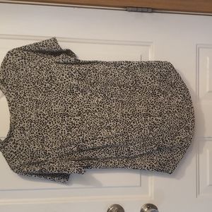 Old navy cheetah print top size small